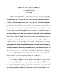 tessie hutchinson date and place of birth|The Transformation of Tessie Hutchinson: A Character Analysis.